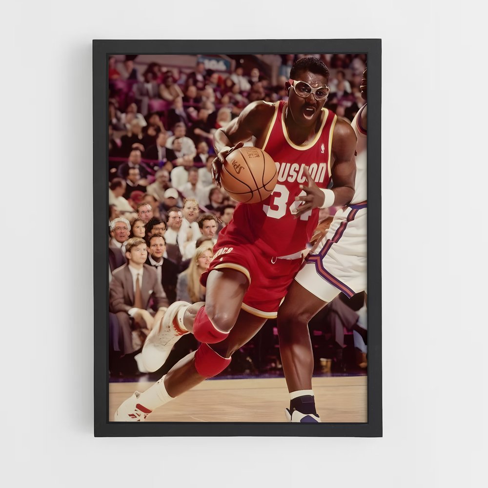 Poster L'Empire d'Olajuwon – affiche Basketball (vue 2)